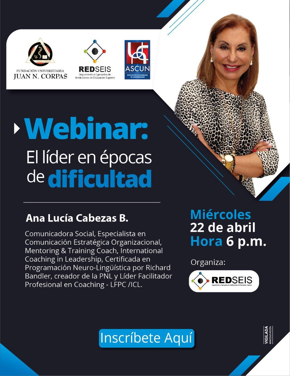 Webinar El líder en épocas de dificultad Webinar El líder en épocas de dificultad