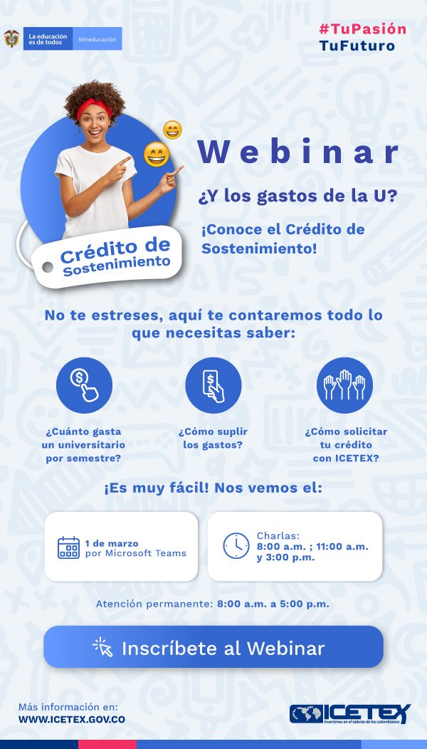 Webinar ¿y los gastos de la U?