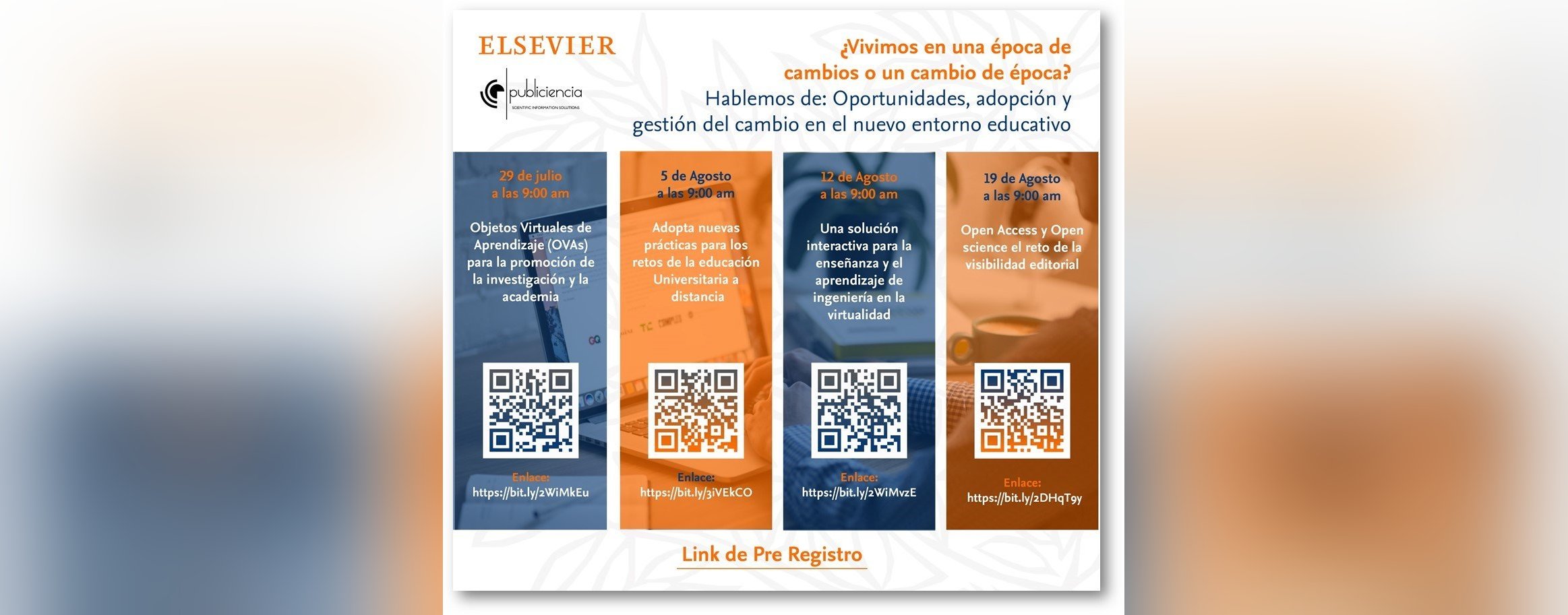Webinars Elsevier & Publiciencias