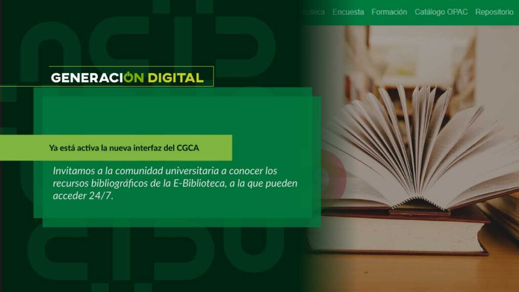 Ya está activa la nueva interfaz del CGCA