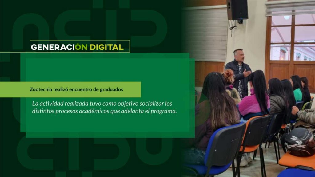 Zootecnia realizó encuentro de graduados