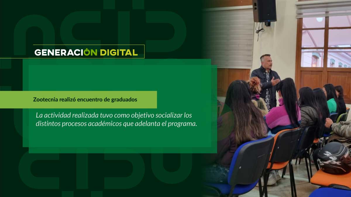 Zootecnia realizó encuentro de graduados